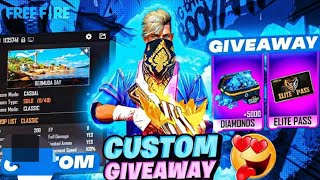 CUSTOM GIVE AWAY 1000 💎2vs2 [upl. by Eyar]