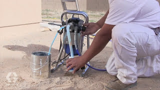 How to set up use clean and repair the GX21 paint sprayer [upl. by Aleak]