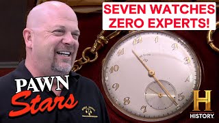 Pawn Stars Top 7 MOST EXPENSIVE Watches [upl. by Adelbert]