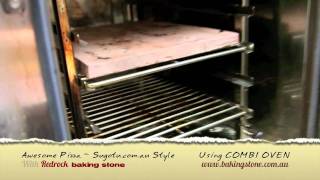 Redrock Baking Stone in COMBI OVEN [upl. by Amilas]