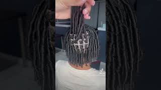 Look at these COILS  locs dreads naturalhair explore starterlocs [upl. by Muhcon]