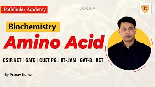 Amino Acid  Biochemistry  Pranav Kumar  CSIR NET  GATE  ICMR  IIT JAM  Pathfinder Academy [upl. by Akenom729]