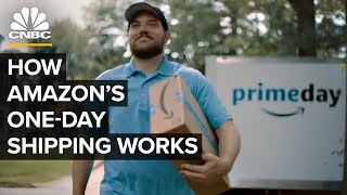 How Amazon Delivers On OneDay Shipping [upl. by Nrubyar]