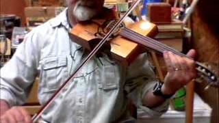 Roscoe on Cigar Box Fiddle 6 [upl. by Synn474]