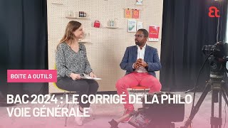 Bac 2024  les corrigés vidéos de lépreuve de philo série générale [upl. by Effie]