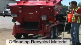 Asphalt Recycling Demonstration of Falcon Asphalt Recycler  Hot Box [upl. by Onilatac]