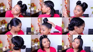 10 QUICK amp EASY HAIRSTYLES  Shoulder Length Hair [upl. by Eward30]