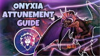 FULL Onyxia Attunement Guide  ALLIANCE  Classic WoW Quest Guide [upl. by Nobie]