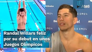 Randal Willars feliz por su debut en unos Juegos Olímpicos I París 2024 [upl. by Kirstin]