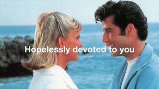 HOPELESSLY DEVOTED TO YOU by Olivia NewtonJohn with Lyrics [upl. by Marrin]