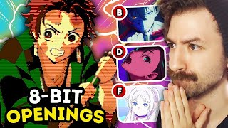 Kann ich 100 ANIME OPENINGS in 8 BIT VERSIONEN ERRATEN [upl. by Ebocaj526]