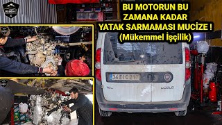 YAĞ YAKAN ARABAYA SIFIR MOTOR TOPLADIK Fiat Doblo 13 Mtj Sıfır Silindir Kapak  Turbo Rektefiye [upl. by Dyrraj566]