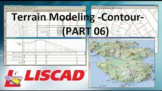 Liscad Terrain Modeling Contour PART 06 [upl. by Anoniw356]