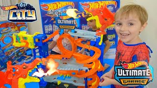 HOT WHEELS CITY ULTIMATE GARAGE  DRAGÃO ÉPICO🔥  Fafafran Brinquedos [upl. by Lars]