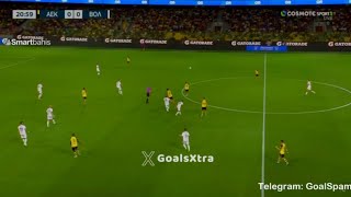 Frantzdy Pierrot Goal AEK Athens Vs Volos 10 All Goals Results Extended Highlights [upl. by Ahsakal]