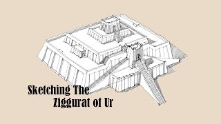 Architecture Sketch 004 Ziggurat of Ur [upl. by Adaval]