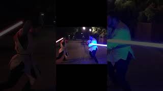 Realistic Lightsaber Combat Star Wars MiniSeries shorts lightsaber starwars [upl. by Annavaig]