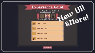 Added In The Experience Screen Stat Manager and AI Switch  Deck Tactics Devlog 11 [upl. by Anihta990]