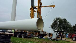 Montage dune éolienne Juvent à MontCrosin partie 12 [upl. by Sauder]