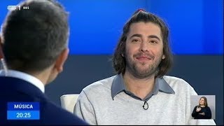 Entrevista a Salvador Sobral no Telejornal  RTP [upl. by Wiersma340]