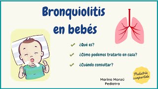 BRONQUIOLITIS EN BEBÉS [upl. by Aleda]