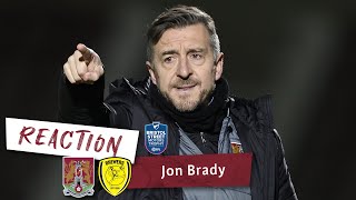 Jon Brady reflects on the Bristol Street Motors Trophy tie with Burton Albion [upl. by Nioe]