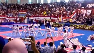 Demonstration kukkiwon taekwondo di gor popki [upl. by Ortrude]