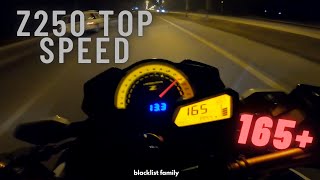 Top speed Z250 165 ยังไม่สุด [upl. by Obadiah]