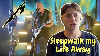 First Time Reaction  METALLICA  Sleepwalk My Life Away LIVE  Should Have Been a Single [upl. by Eirok]