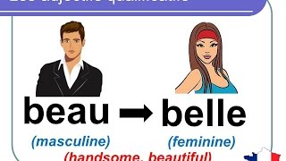 French Lesson 95  MUST KNOW Common Most used Adjectives  Adjectifs qualificatifs communs [upl. by Muller]