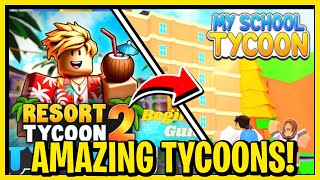 Top 7 AMAZING Roblox Tycoon Games To Try [upl. by Jarrow]