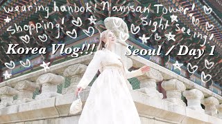 SEOUL South Korea VLOG 🇰🇷 Day 1 💖 [upl. by Rhee8]