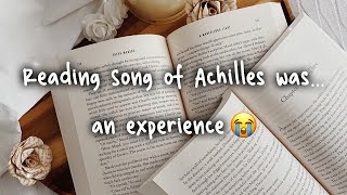 reading song of achilles was an experience 🕊😭 [upl. by Diet]