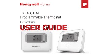 Honeywell T3 Programmable Thermostat User Guide [upl. by Llemij776]