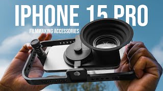 BEST iPhone 15 ProPro Max Filmmaking Accessories [upl. by Anura]