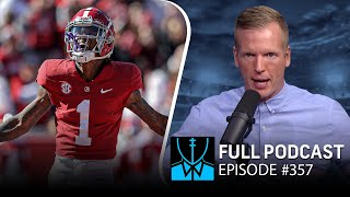 2022 NFL Draft WR Rankings  CHRIS SIMMS UNBUTTONED Ep 357 FULL [upl. by Sineray]