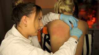 ASMR Chiropractic Skin Pulling Cracking Adjustments amp Physical Assessment  Unintentional Style [upl. by Alexa982]