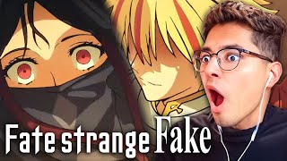 NEW BEST FATE Fatestrange Fake Episode 1 REACTION [upl. by Yud]