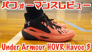 【バッシュ】 Under Armour HOVR Havoc 3 パフォーマンスレビュー [upl. by Herv432]