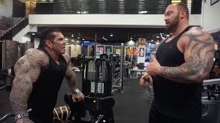 Shredding it with Thor The Mountain at the Gym 🔥69 400LBS  Bodybuilder Golds [upl. by Willetta]