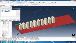 Abaqus ExplicitModeling Domino Effect [upl. by Renrut]