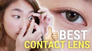 BEST CONTACT LENS EVER  COLOR SWATCHES  Raiza Contawi [upl. by Derwon]