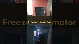 FF Error LG double door refrigerator fridge compartment less cooling fan not working error solution [upl. by Pilif527]