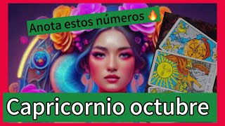 ANOTA EsTOS NÚMEROS 🔥Capricornio mes de octubre… [upl. by Rehpotirhc]