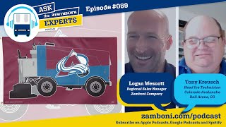 Ask The Zamboni Experts Episode 089  Tony Kreusch Ball Arena Home of the Colorado Avalanche [upl. by Ahsiak]