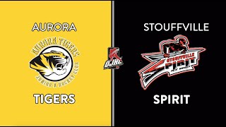 OJHL Highlights  Aurora Tigers VS Stouffville Spirit  September 12 2024 [upl. by Neibaf]