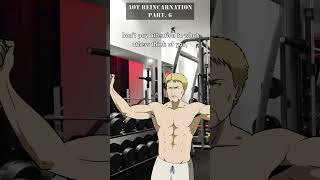 AOT ReincarnationReiner and Bertolt fitness influencers attackontitan reinerbraun bertolthoover [upl. by Eylhsa]