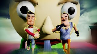 HELLO NEIGHBOR MULTIPLAYER BALDIS BASICS  Hello Neighbor Mod [upl. by Nesyt]