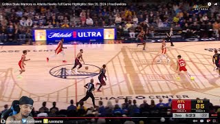 FlightReacts To HAWKS at WARRIORS  FULL GAME HIGHLIGHTS  November 20 2024 [upl. by Alethia]