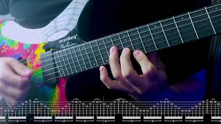 Serrana  Jason Becker  SWEEP ARPEGGIOS Screen Tabs [upl. by Delija]